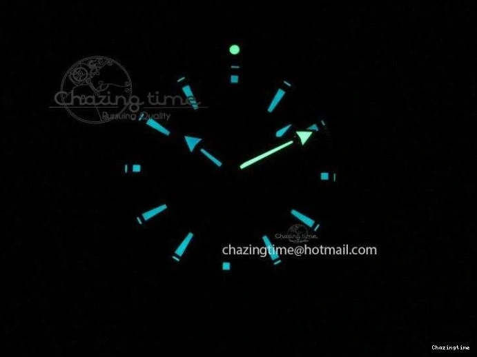 0112 Bright Planet Ocean Professional Rose Gold Liquid Metal V6F 45mm on Black Rubber Strap A 8287